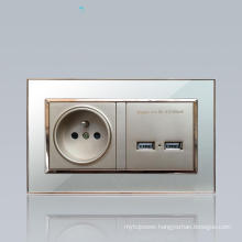 USB Wall Socket for French and European Market